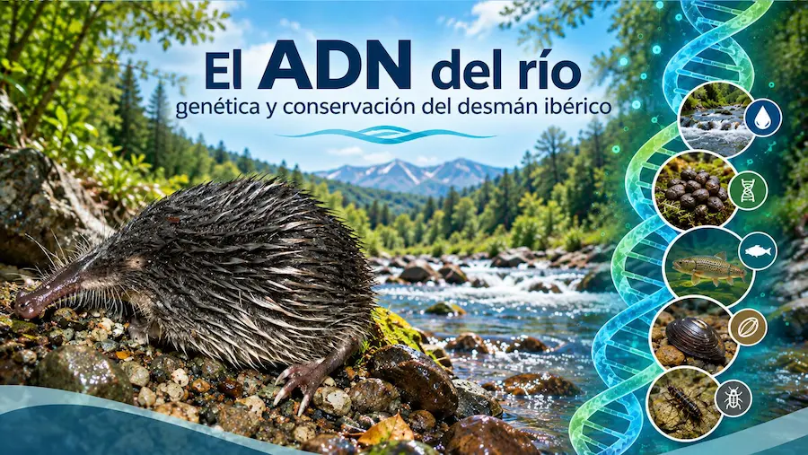 El ADN del río: genética y conservación del desmán ibérico