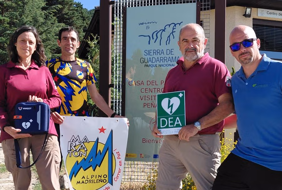 La Asociación Deportiva Marathon dona al parque nacional un desfibrilador