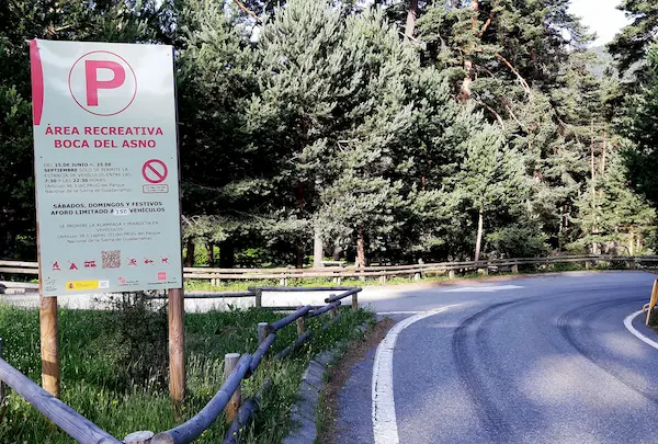Regulación de acceso a la Boca del Asno y Los Asientos en verano